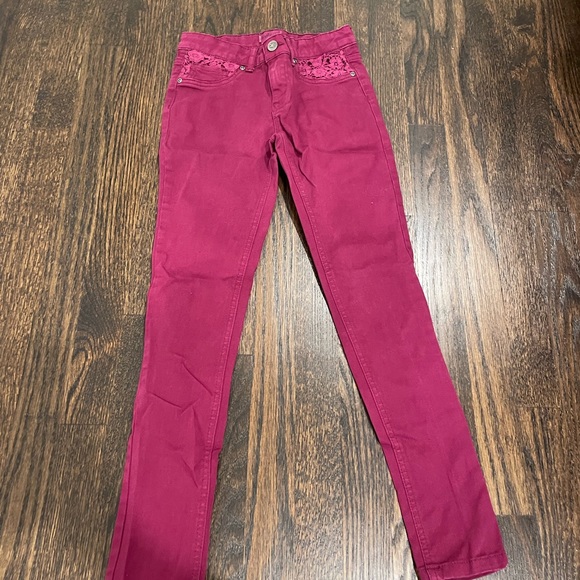 NWOT, Kidpik Pants with lace detail - Picture 2 of 6